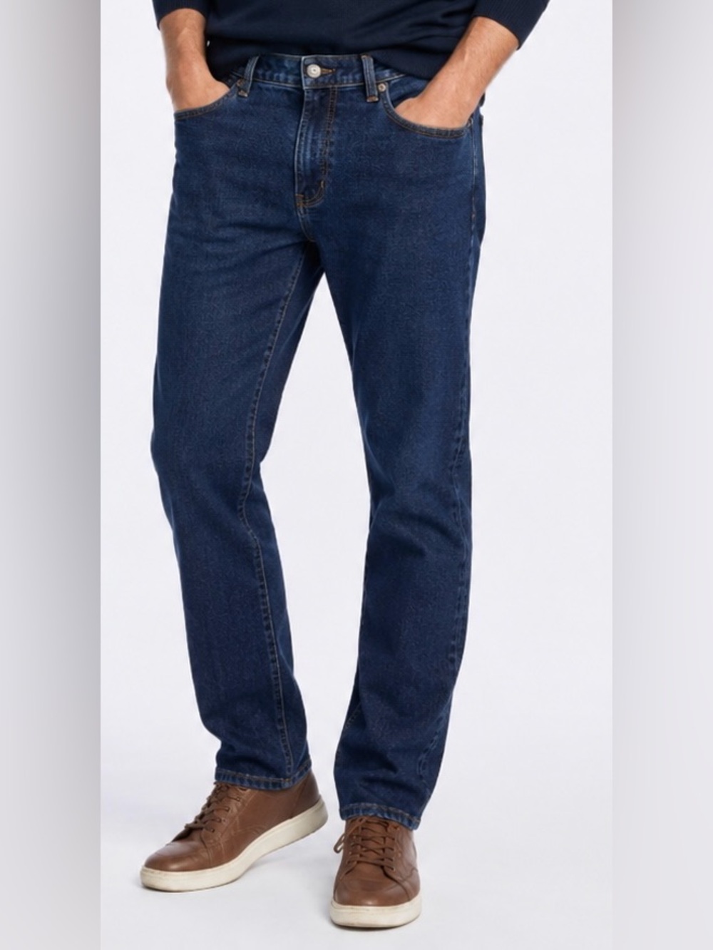 Lands’ End Squall Trigger Men’s Blue Jeans Classic Straight Leg Denim 32x28